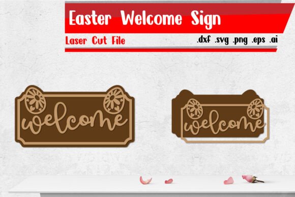 Download Easter Welcome Sign - Laser Cut Files - Easter welcome sign Collection