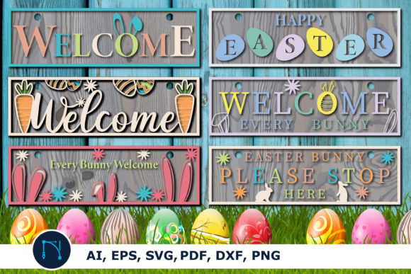 Download Easter Welcome Sign Big Bundle Decor - Premium Resources