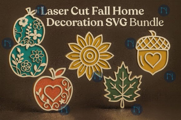 Download Laser Cut Fall Home Decoration SVG Bundl - Home decoration Collection
