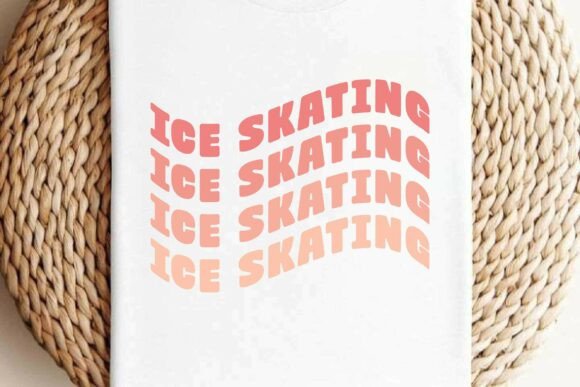 Download Retro Ice Skating SVG T-shirt Design - Ice skating svg Collection