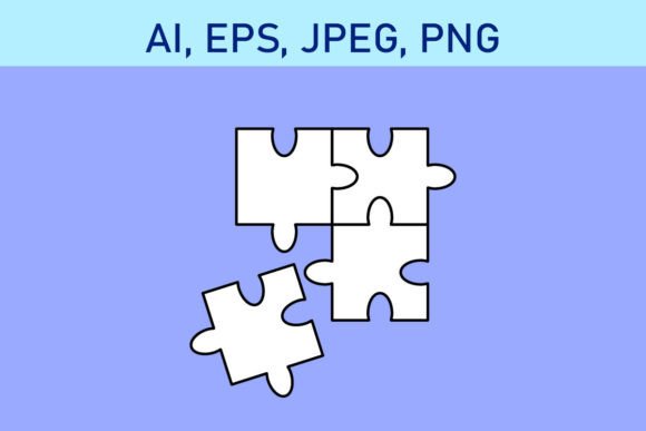 Download Black and White Puzzle Vector - Puzzle vector Collection