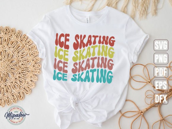 Download Ice Skating Svg, Wavy Text. - Ice skating svg Collection