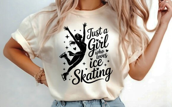 Download Just a Girl Who Loves Ice Skating SVG - Ice skating svg Collection